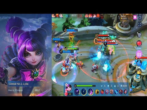 Gameplay Top Global Lylia By Miyeon #mobilelegend #mobilelegends #mlbb