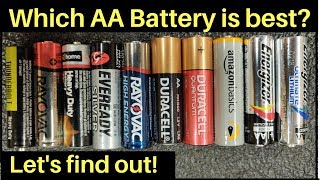 Which AA Battery is Best?  Can Amazon Basics beat Energizer? Let