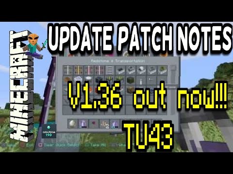 Seraphim190 - Minecraft  - 1.36 update OUT NOW!!!!  Live Gameplay! & Patch Notes TU43 - Ep: 750