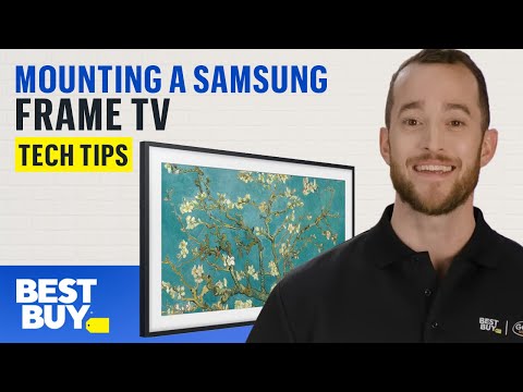 Mounting a Samsung Frame TV - Tech Tips from Best Buy