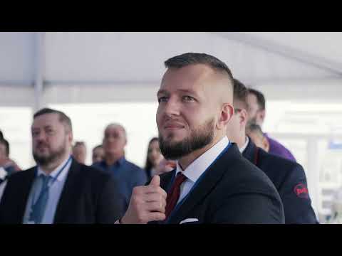 Торжественное открытие завода белого цемента в Башкирии