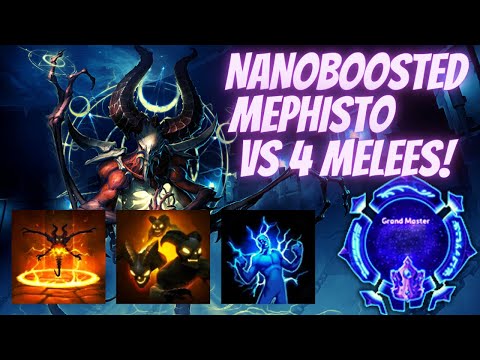 Mephisto  Durance - Nanoboosted Mephisto vs 4 Melee Heroes! - Grandmaster Storm League