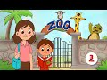 Learning Wild Zoo Animals Funny Educational Cartoon For Kids English Nursery Rhymes And Songs
