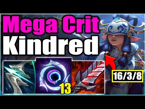 What Happens When A Max Crit Kindred Has Caitlyn Auto Range (650 Range)! Season 12 Kindred Gameplay!