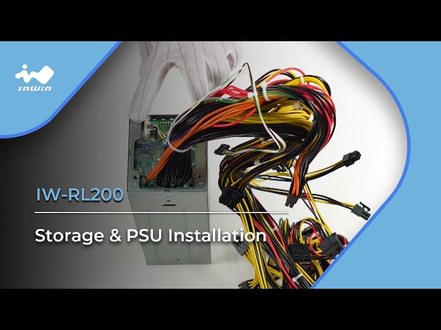 InWin IW-RL200 Storage & PSU Installation