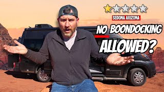 Are the rules for boondocking in Sedona changing?