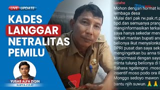 Pengakuan Kades Ngunut, Ajak Warga Pilih Eks Bupati Bojonegoro yang Nyaleg DPR-RI 2024: Balas Budi