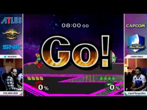 CC2016: SSBM: Losers Finals - ECHOFOX|MVG Mew2King vs Liquid'HungryBox
