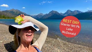 Hiking Along Lake McDonald in Glacier National Park & Nipples (Rest Day Bikepacking)