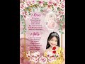 7th Birthday Virtual Invitation