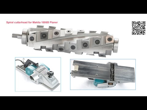 Spiral Cutterhead Upgrade for Makita 1806B Planer