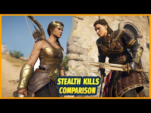 Assassin's Creed: Valhalla vs Assassin's Creed: Odyssey Stealth Kill Comparison