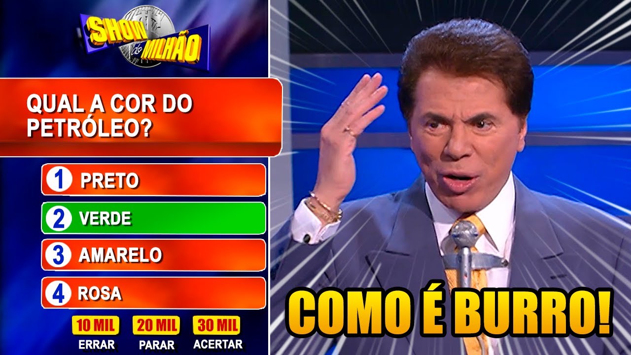 O Silvio PERDEU a Cabeça! As Maiores Burrices do Show do Milhão! #10