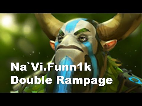 Funn1k Furion Double Rampage in WEC Dota 2