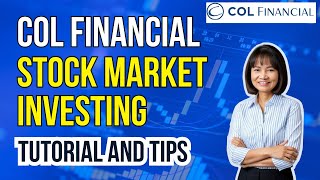 COL Financial Philippine Stock Market Investing Tutorial and Tips for Beginners (Tagalog)