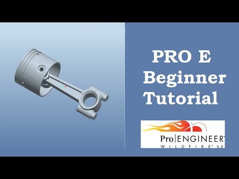Pro E Beginner Tutorial Part 1 | Creo Beginner Tutorial