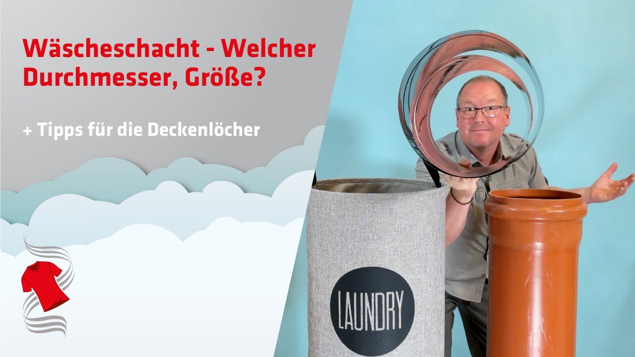 Wäscheschacht Durchmesser oder Größe Sind 250mm genug Der Praxistest von Wäscherutsche