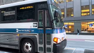 MTA New York City Bus: 2008 MCI D4500CT #2217 On The SIM22 Leaving East 57th St & Lexington Av