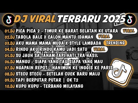 DJ TIKTOK TERBARU 2025🎵DJ PICA PICA 2 - TIMUR KEBARA SELATAN KE UTARA🎵DJ TABOLA BALE X MANTU IDAMAN🔥