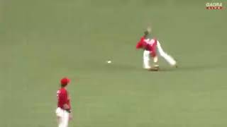 広島vs阪神 8回裏 野間のビンタ案件 西川のダンスのようなエラー2019.8.11