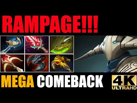 Crazy 125% Cleave Damage Rampage Sven Easy Counter Phantom Lancer - Epic Mega Comeback 7.30 Dota 2