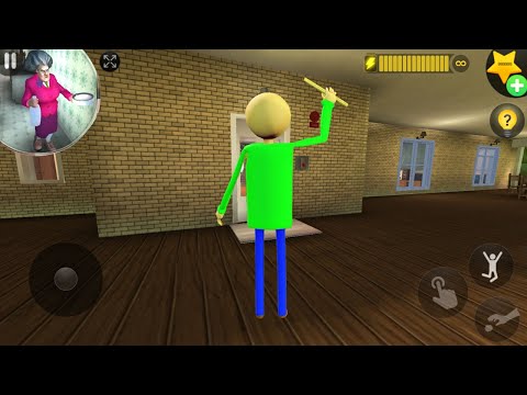 Scary Teacher 3D - New Update New Levels Playing Against Baldi (Android,iOS)