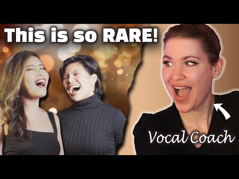 Vocal Coach Reaction to KATRINA VELARDE and JESSICA VILLARUBIN - I SURRENDER
