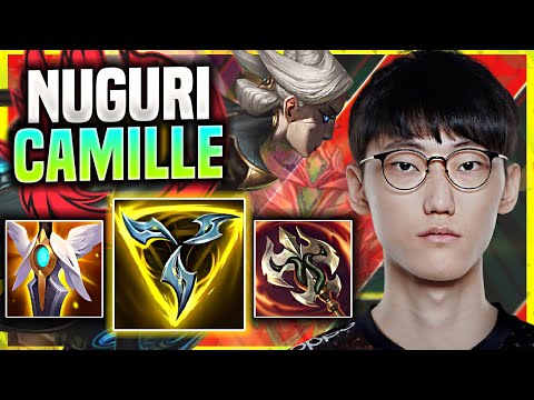 NUGURI DESTROYING WITH CAMILLE! - FPX Nuguri Plays Camille Top vs Fiora! | Season 11