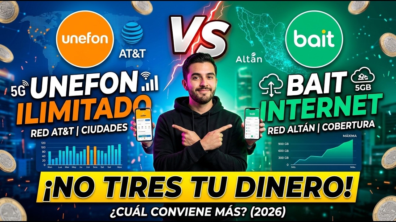 Unefon Ilimitado vs Bait en 2026: ¡No tires tu dinero!