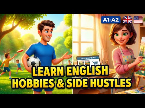 EASY English Learning: Sports Invitation & Side Hustle (A1-A2 Lesson 18)