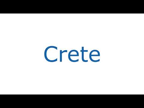 How To Pronounce Crete With Greek Accent