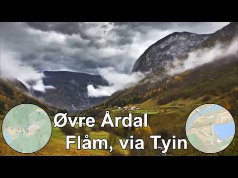 Øvre Årdal to Flåm via Tyin