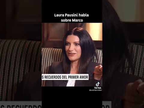 laura pausini  habla  sobre marco