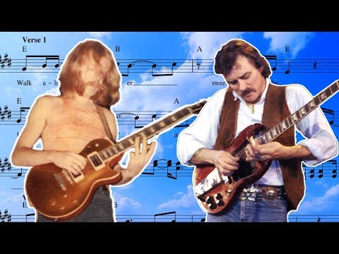 Allman Brothers Band - Blue Sky (Backing Track)