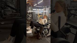 HIPTHRUST machine / glute drive explained #hipthrust #glutedrive #fitnesstips #gymequipment #gymtip