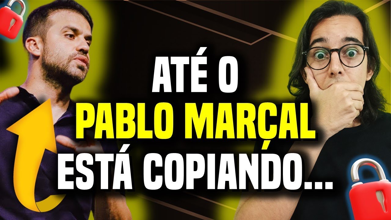 Pablo Marçal está usando a minha estratégia de vendas