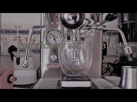 Lelit MaraX   Americano and a Latte