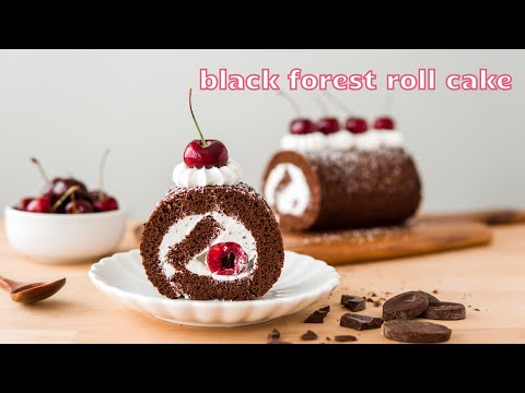 A PROFESSIONAL PASTRY CHEF'S Take On Black Forest Roll Cake