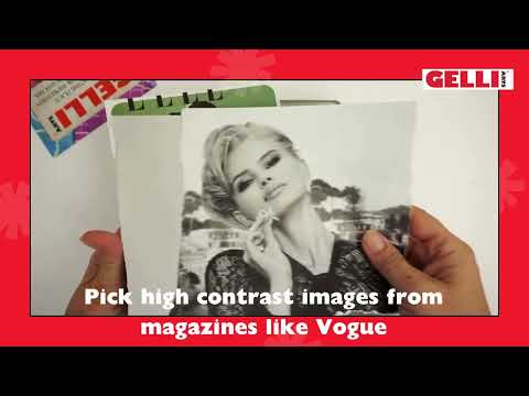 How to Create Magazine Image Transfers with the Gelli Arts® Gel Printing Plate