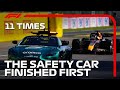 11 Times The Safety Car Finished First in F1