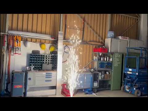 3 Meter NoSmell 30 Sekunden Silber Fontäne