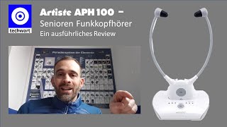 Artiste APH100 Funk-Kopfhörer für Senioren mit toller Ton Qualität - ausführliches Review -