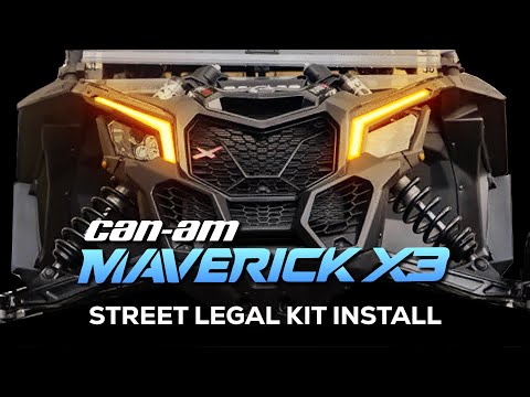 Can-Am Maverick X3 - Street Legal Kit Install | WD ELECTRONICS