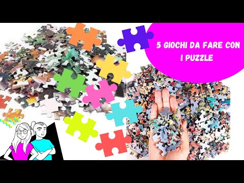 5 giochi da fare con i vostri vecchi puzzle