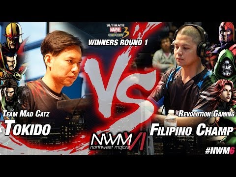 NWM6 UMvC3 Top16 W1 - MCZ|Tokido (NOV-STR-SPE) vs RG|Filipino Champ (MAG-DRD-PHO)