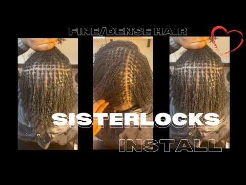 Sisterlocks Installation on Fine/Dense Hair | Heavens...