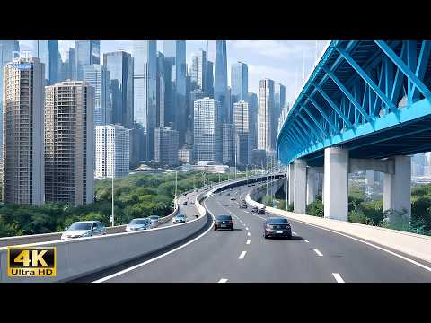 Driving Jinan 4K HDR | A Northbound Drive Through One of China’s Major Transport Hubs