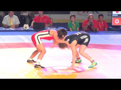 JR World WFS - 59kg finals - Kawai (JPN) tech Niemesch (GER)