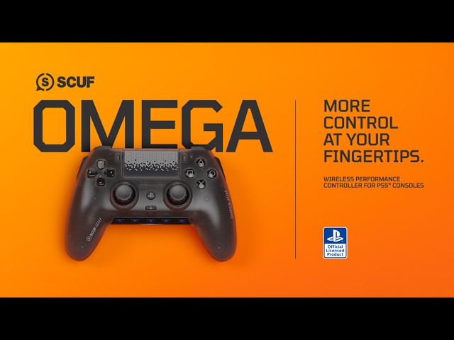 Mando inalámbrico SCUF Omega Gris Acero para PS5 y PC con 11 Entradas Programables video