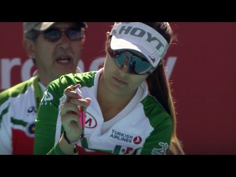 Linda Ochoa v Natalia Avdeeva — compound women quarterfinal | Lausanne 2014 Archery World Cup